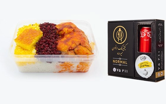 Pack Normal زرشک پلو با مرغ ران