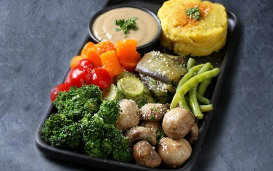 بشقاب سبزیجات گریل