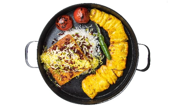 ته چین با جوجه سینه