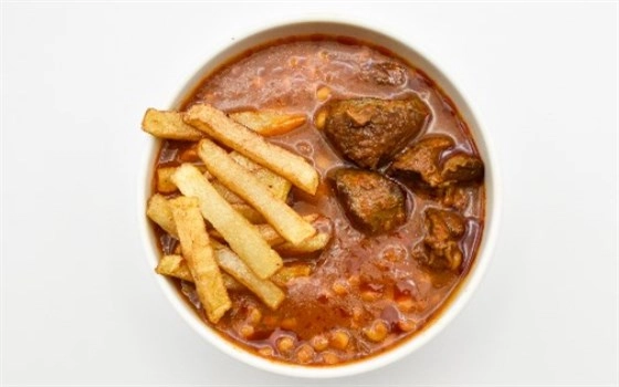 خورشت قیمه سیب زمینی