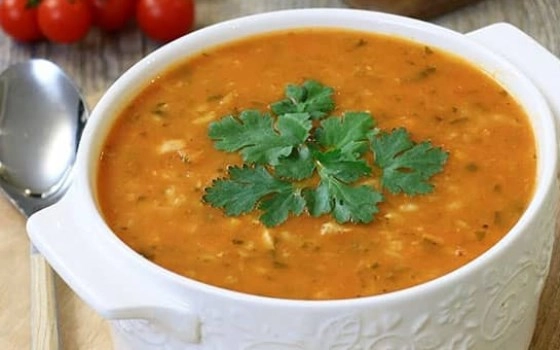 سوپ جو نیم کیلویی