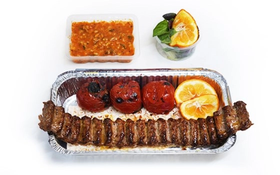 خوراک کباب لقمه