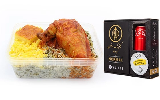 pack normal باقالی پلو با مرغ سینه