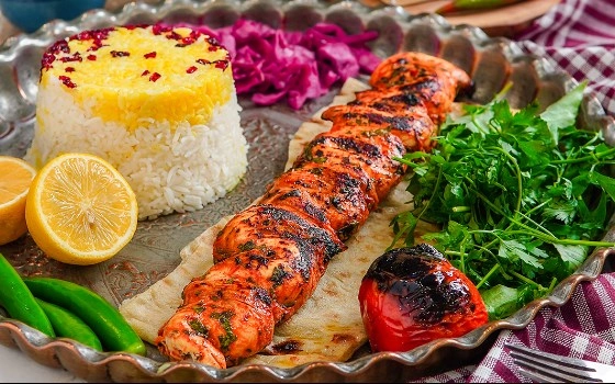 چلو جوجه مکزیکی