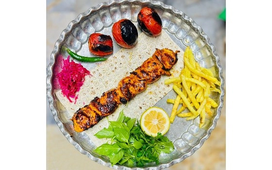 خوراک جوجه کباب مکزیکی 