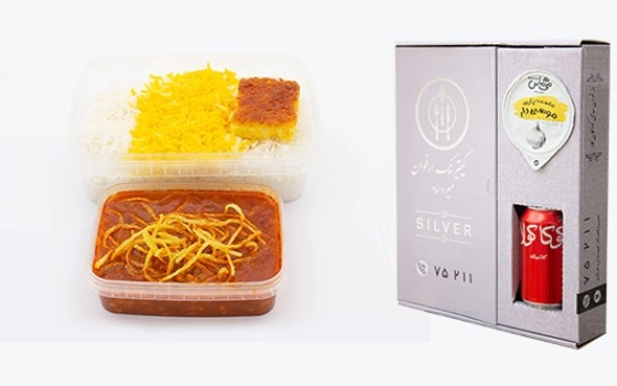 Pack Silver چلو خورش قیمه سیب زمینی