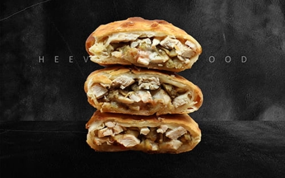 استرامبولی مرغ و بادمجان