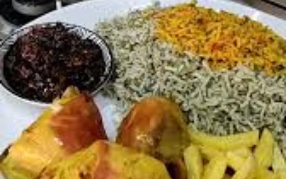 چلو اردک ناردونی شکم پر (دو نفر)