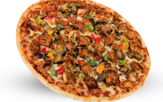 مرغ و قارچ متوسط تک نفره