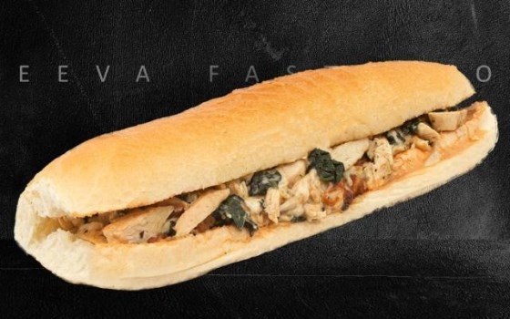 پنینی مرغ و اسفناج