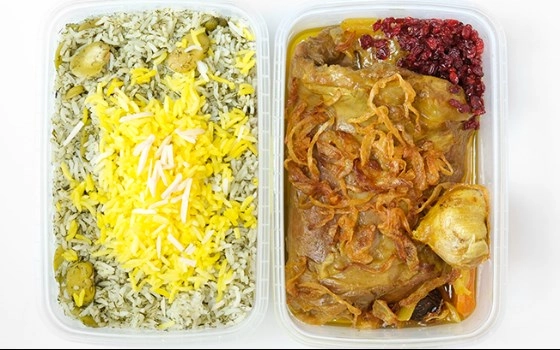 باقالی پلو با ژیگو بره
