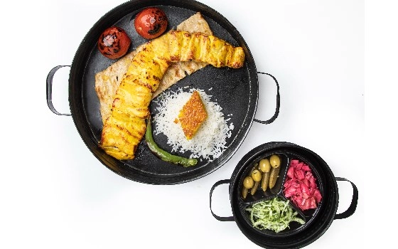 خوراک  جوجه کباب سینه