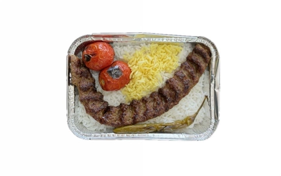 چلو کوبیده اکونومی(تک سیخ 100گرمی)