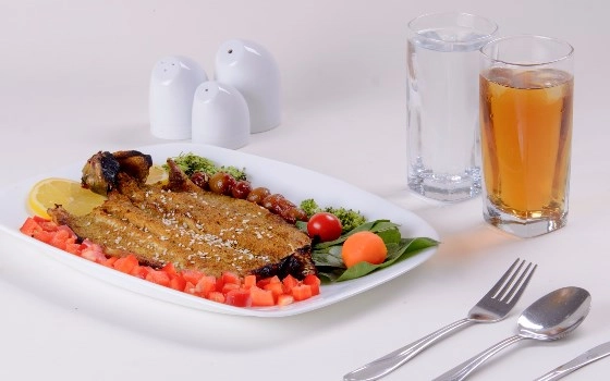 خوراک ماهی تنوری