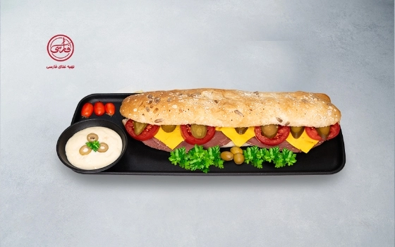 ساندویچ ژامبون گوشت