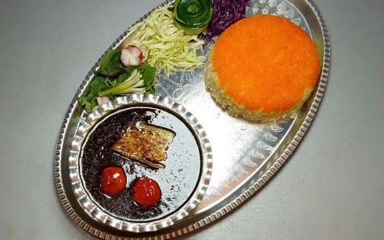 چلو قرمه سبزی