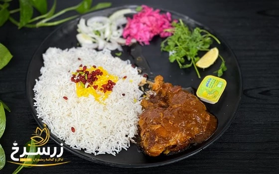زرشک پلو با مرغ