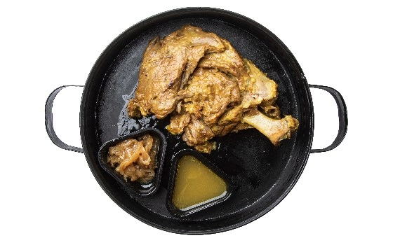 خوراک گوشت سرخ شده دست گوسفندی