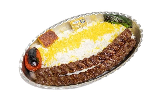 چلو کباب کوبیده